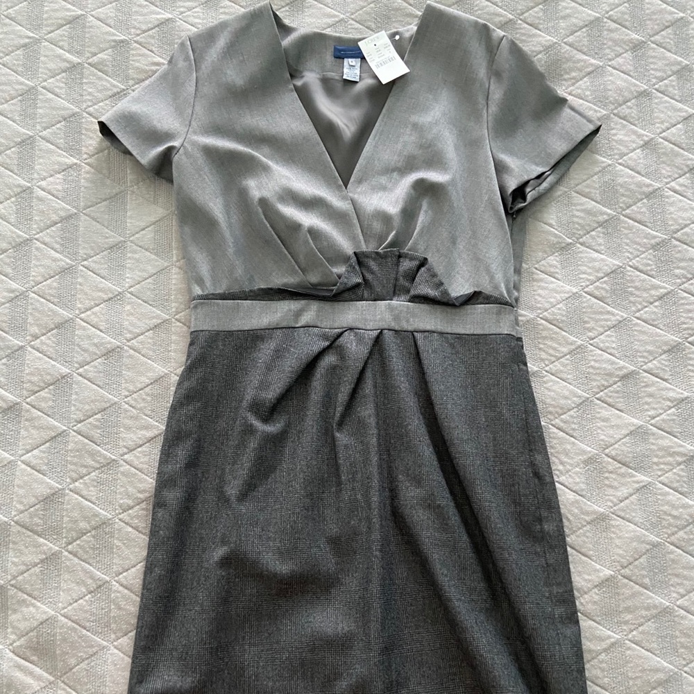 jcrew stretch italian wool dress